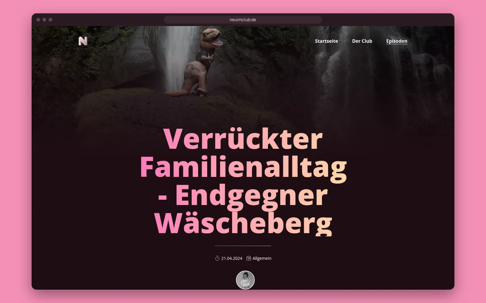 Detailseite der Episode „Verrückter Familienalltag - Endgegner Wäscheberg“
